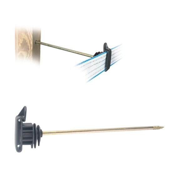 Izolator wkręcany na długiej sztycy do taśmy Pomelac Iruvis LON - Cavalo